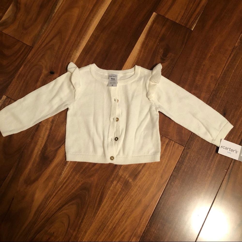 Carters cream cardigan
